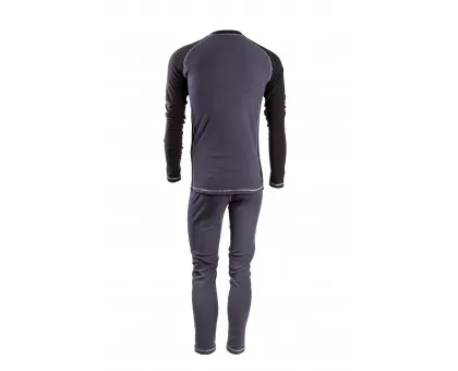 Чоловіча термобілизна Baft X-Line Men Gray/Black (мікрофліс)