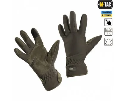 Тактичні рукавиці M-Tac Tactical Waterproof Olive Тактичні рукавиці M-Tac Tactical Waterproof Olive