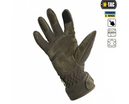 Тактичні рукавиці M-Tac Tactical Waterproof Olive Тактичні рукавиці M-Tac Tactical Waterproof Olive