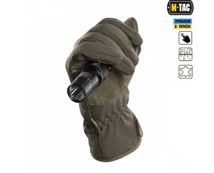 Тактичні рукавиці M-Tac Tactical Waterproof Olive Тактичні рукавиці M-Tac Tactical Waterproof Olive