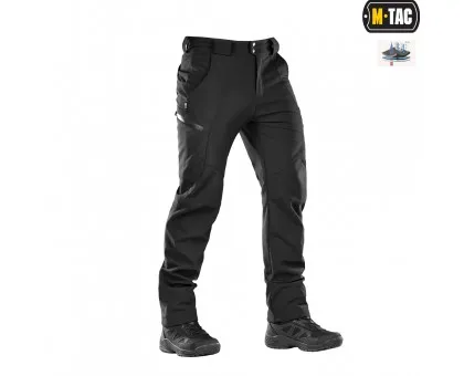 Штани M-Tac Soft Shell Winter Black Штани M-Tac Soft Shell Winter Black