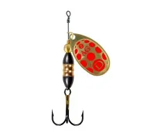 Обертальна блешня Dragon HRT Aglia Golden Red