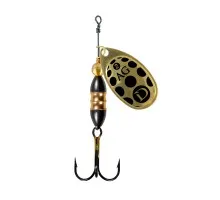 Обертальна блешня Dragon HRT Aglia Golden Black