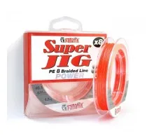 Шнур Fanatik Super Jig PE X8 Orange (0,1 - 0,23; 120m)