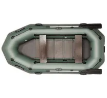 Тримісний надувний човен Bark В-300PD (настил, привальний брус, зсувні сидіння, 4 ручки)