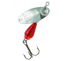 Обертальна блешня Mepps XD Silver Red