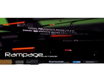 Фідер Zemex Rampage River Feeder 14ft - 180g (4,20м до 180,0гр) Фідер Zemex Rampage River Feeder 14ft - 180g (4,20м до 180,0гр)