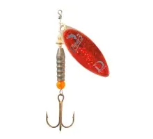 Обертальна блешня Dragon Viper Silver Red Reflex