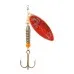 Обертальна блешня Dragon Viper Silver Red Reflex