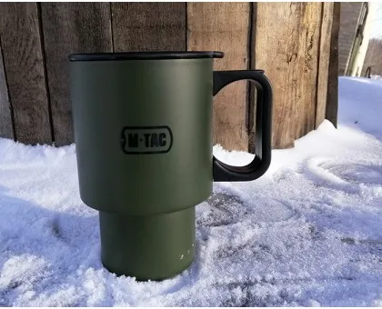 Термокружка M-Tac Olive 450ml з кришкою Термокружка M-Tac Olive 450ml з кришкою