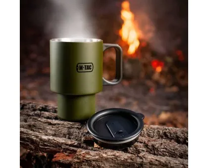 Термокружка M-Tac Olive 450ml з кришкою Термокружка M-Tac Olive 450ml з кришкою
