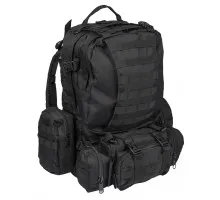 Рюкзак Mil-Tec Black Defense Pack Assembly (36л, оригінал)