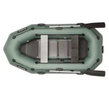 Двомісний надувний човен Bark В-270PD (настил, привальний брус, зсувні сидіння, 4 ручки)
