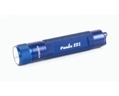 Ліхтарик Fenix E01 Nichia white GS LED, синій Ліхтарик Fenix E01 Nichia white GS LED, синій