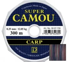 Моножилка Dragon Super Camou Carp (0,25 - 0,35; 300м)