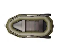 Двомісний надувний човен Bark B-260P (настил, привальний брус, 4 ручки)
