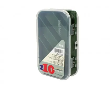 Коробка Aquatech 2510 (двохстороння, 10 комірок, для приманок і т.п.)