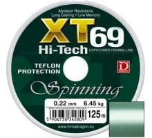 Спінінгова ліска Dragon XT69 Hi-Tech Spinning 125м (0,16-0,35)
