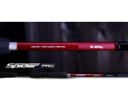 Спінінг Zemex Spider Pro SP-240-5028 (2,40м 5,0-28,0гр) Спінінг Zemex Spider Pro SP-240-5028 (2,40м 5,0-28,0гр)