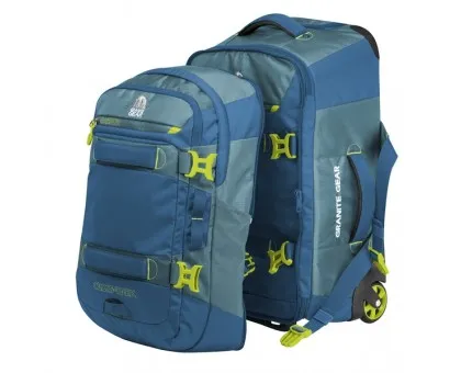 Сумка-рюкзак на колесах Granite Gear Cross Trek W/Pack 74 Bleumine/Blue Frost/Neolime