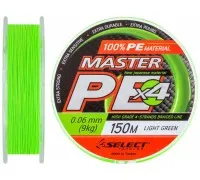 Плетений шнур Select Master PE 150м (0,06 - 0,24; 150м; салатовий)
