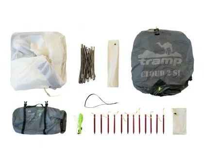 Тримісна Туристична Палатка Tramp Cloud 3 Si TRT-094-GREEN