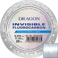 Флюорокарбонова ліска Dragon Invisible Fluorocarbon (0,12 - 0,60; 20м)