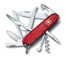 Ніж Victorinox Huntsman 1.3713.T Transparent Red