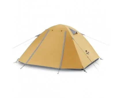 Намет тримісний Naturehike P-Series NH18Z033-P 210T/65D, жовтий