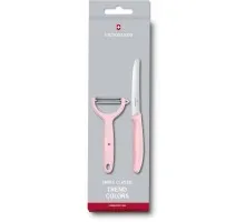 Набір кухонний Victorinox SwissClassic Paring Set 2шт з рож. ручкою (ніж, овочечистка Tomato and Kiwi) (GB)