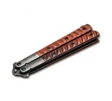 Ніж Boker Magnum Balisong Wood Tanto (06EX404)