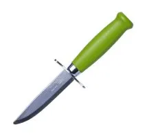 Ніж Morakniv Scout 39 Safe Green Нержавіюча сталь дерев'яна рукоять салатовий колір