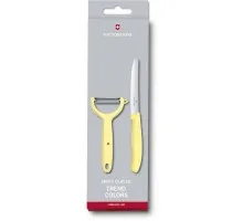 Набір кухонний Victorinox SwissClassic Paring Set 2шт з жовт. ручкою (ніж, овочечистка Tomato and Kiwi) (GB)