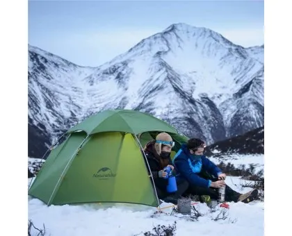 Намет двомісний зі сферичним куполом Naturehike Cloud Peak 2 NH17K240-Y 20D, темно-зелений Намет двомісний зі сферичним куполом Naturehike Cloud Peak 2 NH17K240-Y 20D, темно-зелений