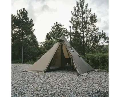 Намет із гострою верхівкою Naturehike CNK2300ZP025, коричневий