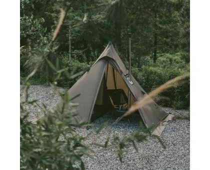 Намет із гострою верхівкою Naturehike CNK2300ZP025, коричневий