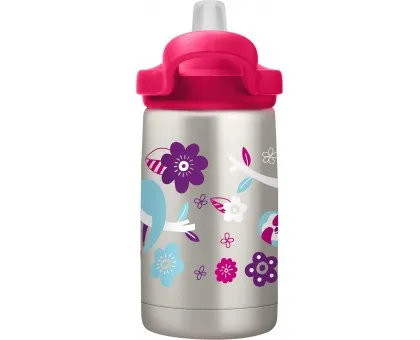 Термофляга для води CamelBak Eddy+ Kids SST Vacuum Insulated 12oz, Flowerchild Sloth (0,35 л)
