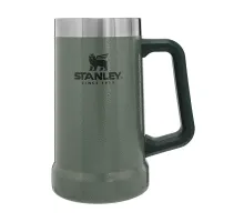 Термокружка пивна Stanley Adventure Stein Hammertone Green 0.7 л