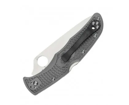 Ніж складний Spyderco Endura 4 FRN Flat Ground сірий (C10FPGY)