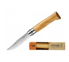 Ніж Opinel №8 VRI, олива, упаковка (002020)