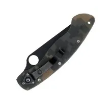 Ніж складний Spyderco Military Black Blade камуфляж (C36GPCMOBK)