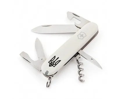 Ніж Victorinox Spartan Ukraine 1.3603.7R1 тризуб білий (бонусний) Ніж Victorinox Spartan Ukraine 1.3603.7R1 тризуб білий (бонусний)