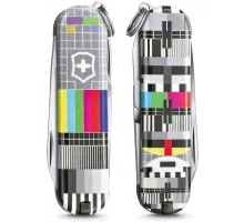 Складной нож Victorinox CLASSIC LE "Retro TV" 58мм/1сл/7функ/цветн/чехол /ножн