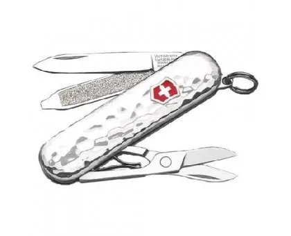 Ніж Victorinox Sterling Silver Hammered 0.6221.76 Ніж Victorinox Sterling Silver Hammered 0.6221.76