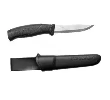 Ніж Morakniv Companion Black нержавіюча сталь колір чорний