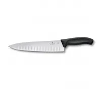 Кухонний ніж Victorinox SwissClassic Carving 25см рифл. з чорн. ручкою (GB)