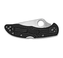 Ніж складний Spyderco Delica 4, напівсерейтор (C11PSBK)