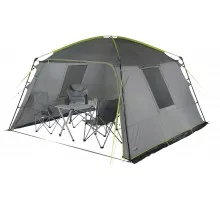 Шатро High Peak Cabana Light grey/Dark grey/Lime (14052)
