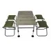 Комплект меблів складний Novator SET-4 (100х60 стіл, 4-ри стільці, чохол)