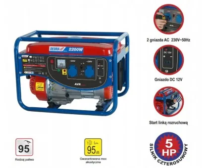 Бензиновий генератор Dedra DEGB2510 Бензиновий генератор Dedra DEGB2510